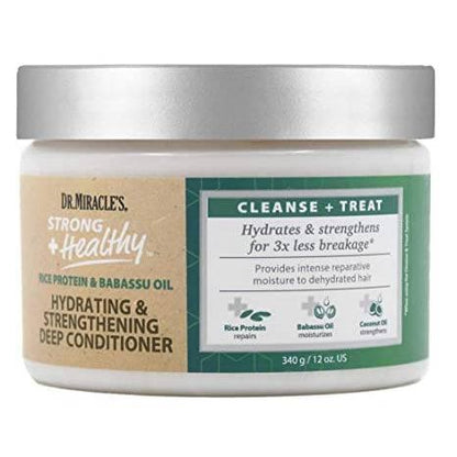 Dr. Miracle's Str+Health Deep Conditioner 12oz - African Beauty Online