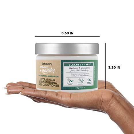 Dr. Miracle's Str+Health Deep Conditioner 12oz - African Beauty Online