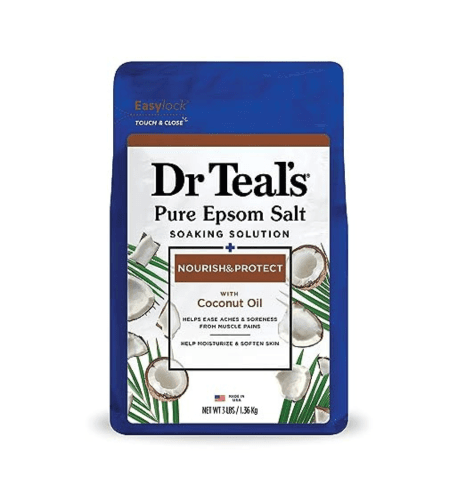 Dr Teal's Pure Epsom Salt Soak, Nourish & Protect with Coconut Oil, 3 lbs - African Beauty Online