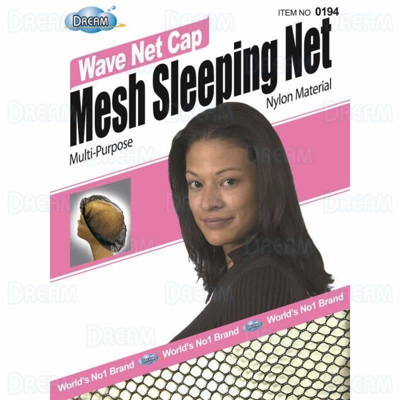 Dream-Wave-Net-Cap-Black-Mesh-Sleeping-Net - African Beauty Online