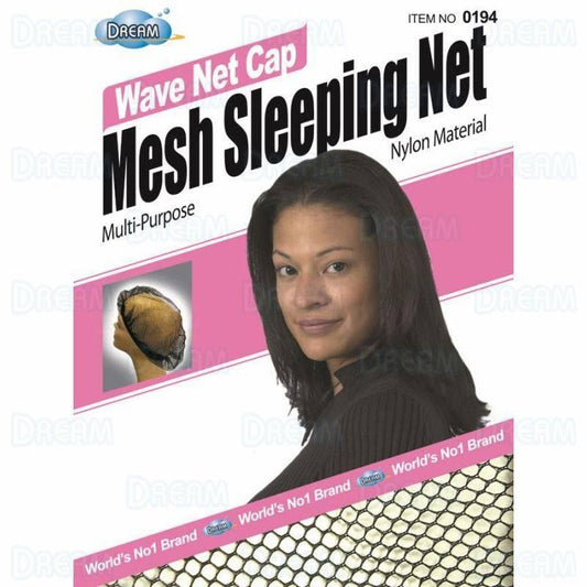 Dream-Wave-Net-Cap-Black-Mesh-Sleeping-Net - African Beauty Online