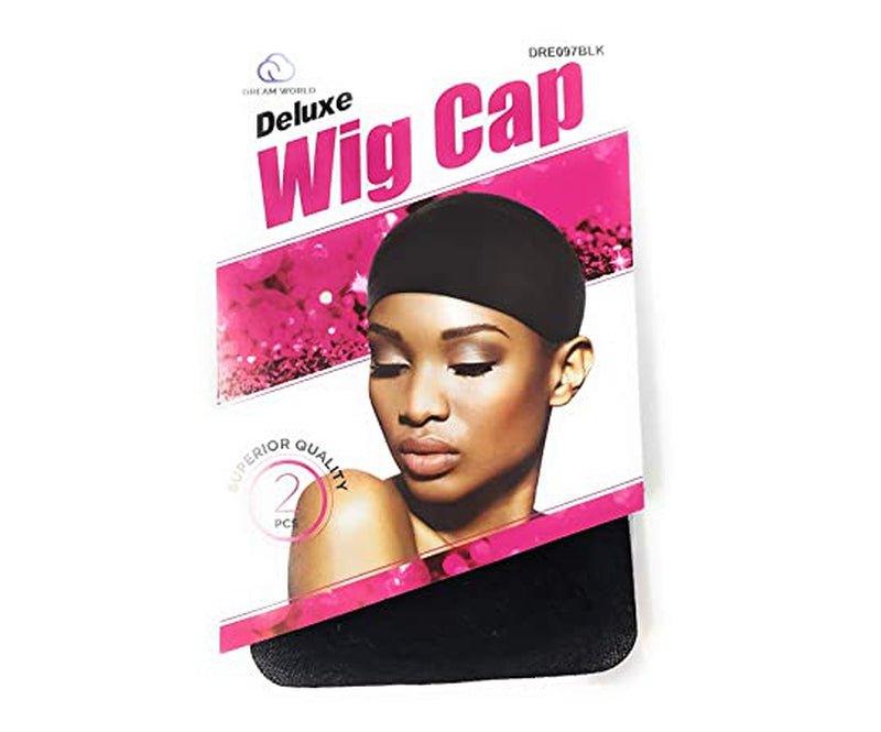 Dream-World-Deluxe-Wig-Cap-2Pcs-Black - African Beauty Online