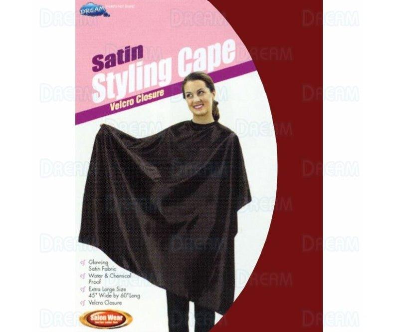 Dream-World-Satin-Styling-Cape-Burgundy - African Beauty Online