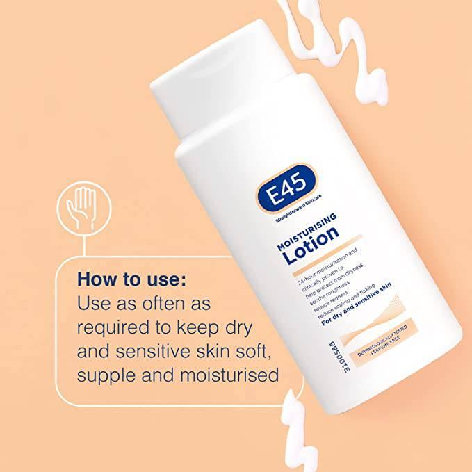 E45 Dry and Sensitive Skin moisturizing Lotion 200ml - African Beauty Online