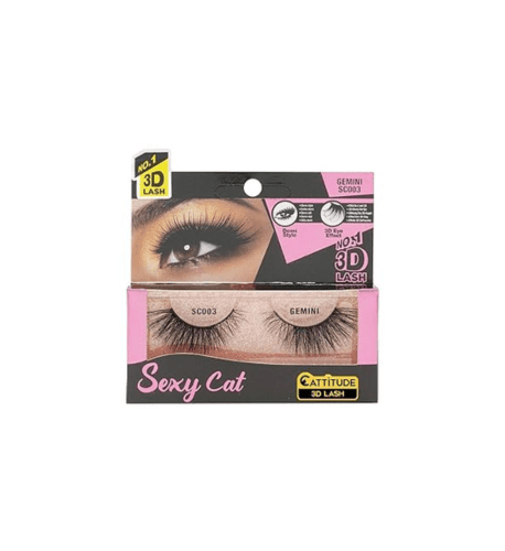 EBIN Gemini - Sexy Cat 3D Lashes - USA Beauty Imports Online