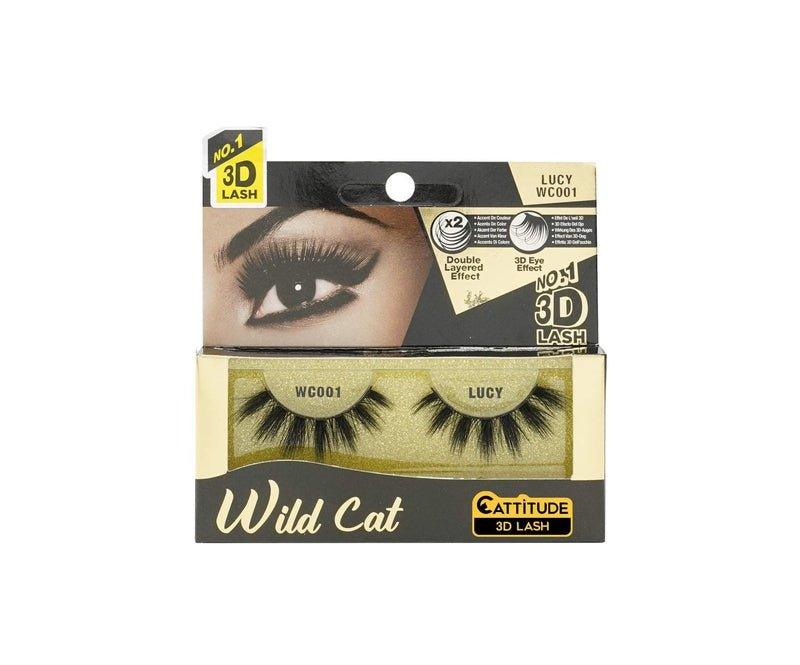 Ebin-New-York-Cattitude-3D-Lash-Wild-Cat-Lucy-3D-Lash-Super-Soft-Seamless-Natural-Look-Reusable - African Beauty Online