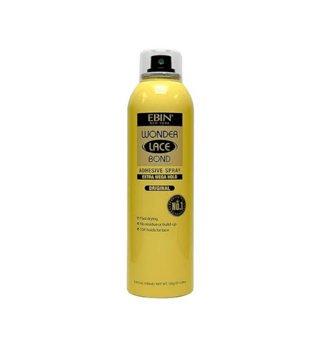 EBIN NEW YORK Wonder Lace Bond Adhesive Spray (Exta Mega Hold, 6.34oz - USA Beauty Imports Online