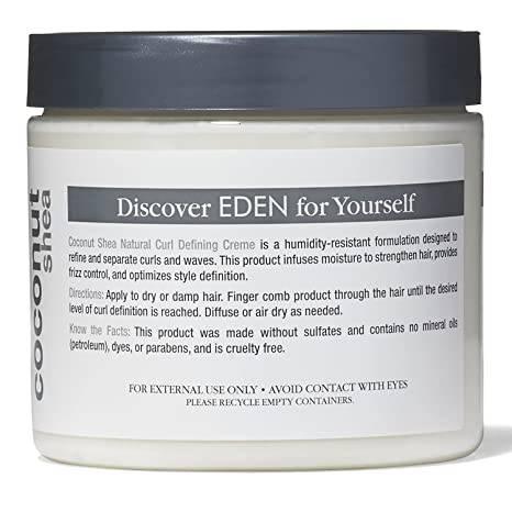 Eden  Bw Coconut Shea Curl Defining Creme 16oz - African Beauty Online