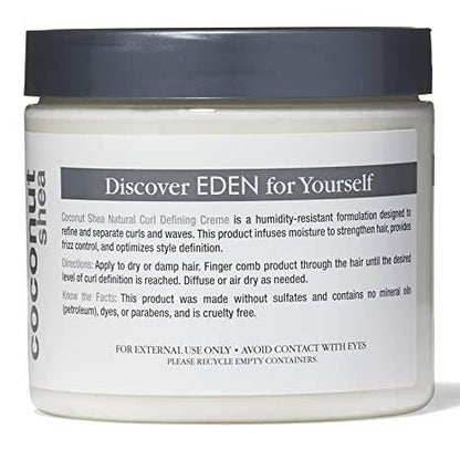 Eden  Bw Coconut Shea Curl Defining Creme 16oz - African Beauty Online