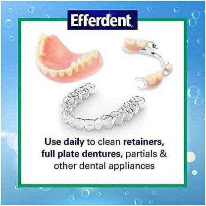 Efferdent Fresh & Clean Denture & Retainer Cleanser 44ct - African Beauty Online