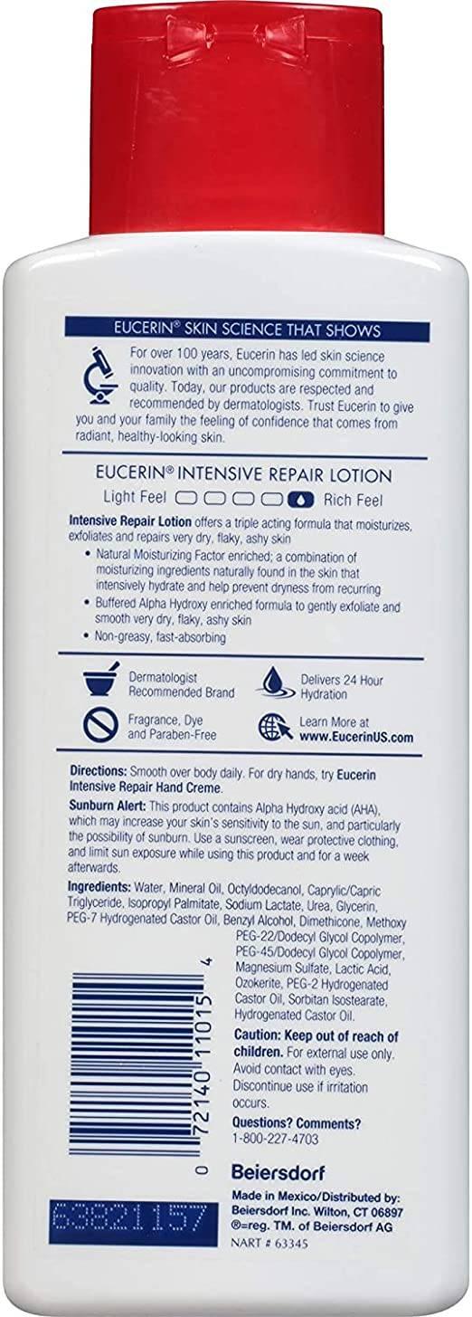 Eucerin Intensive Repair Lotion 8.4oz - African Beauty Online