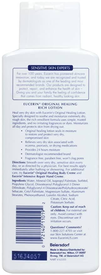 Eucerin Original Healing Lotion 8.4oz - African Beauty Online