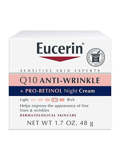 Eucerin Q10 Anti-Wrinkle Night Cream 1.7oz - African Beauty Online