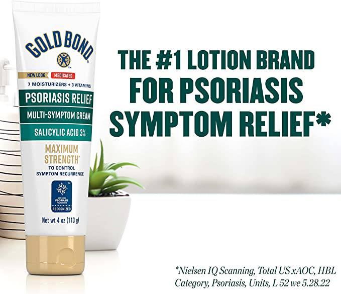 Gold Bond Psoriasis Relief Cream 4oz - African Beauty Online