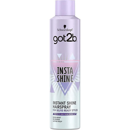 got2b Schwarzkopf Instant Shine Hairspray 300ml - African Beauty Online