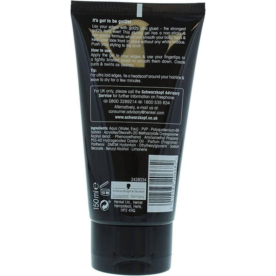 got2b Schwarzkopf Ultra Glued Styling Gel for Edges, 150 ml - African Beauty Online