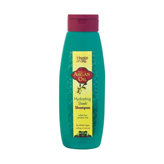 Hawaiian-Silky-Moroccan-Argan-Oil-Hydrating-Sleek-Shampoo-14Oz - African Beauty Online