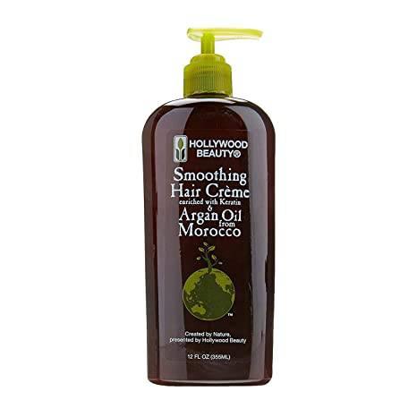 Hollywood Beauty Argan Smoothing Hair Cream 12oz - African Beauty Online