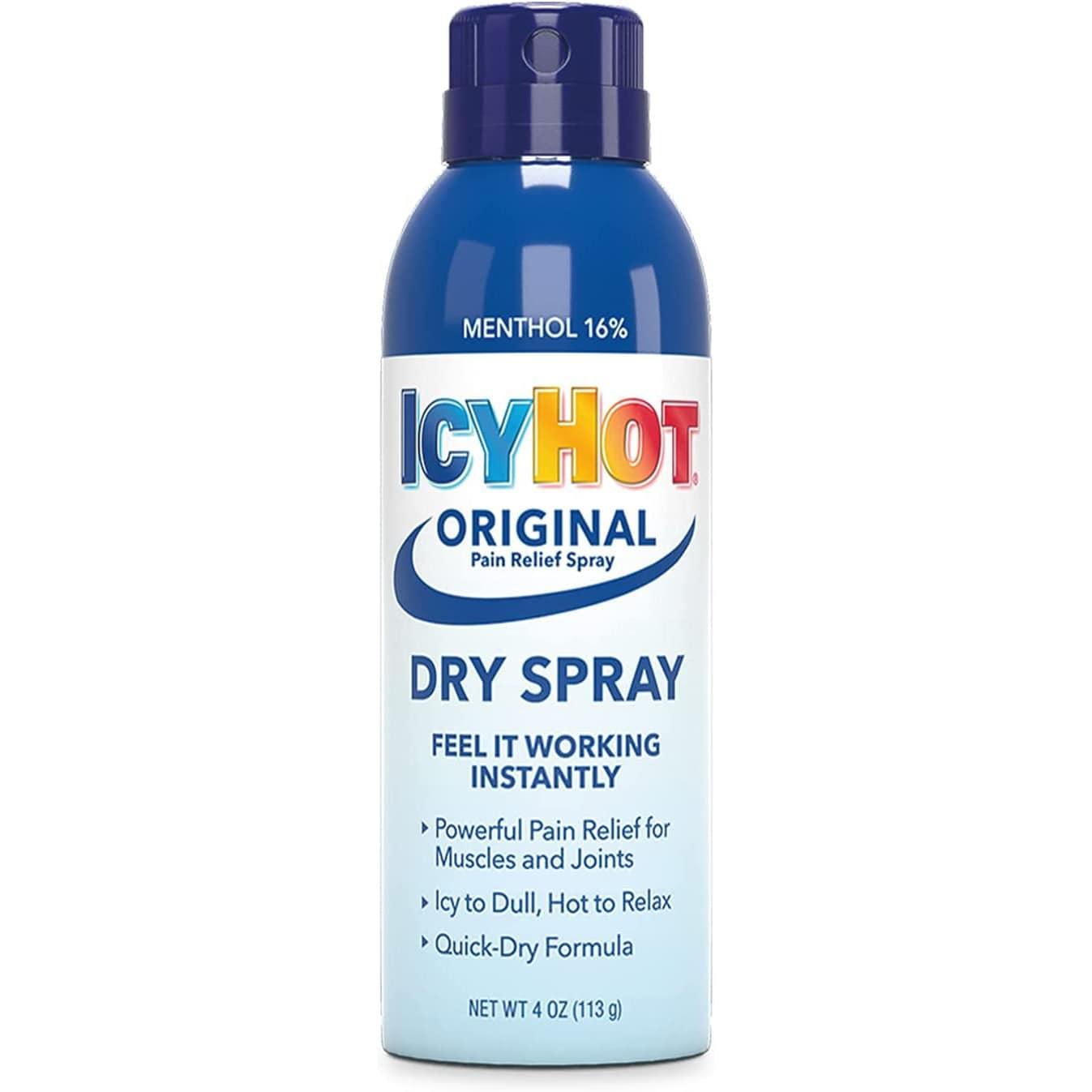 Icy Hot Original Pain Relief Dry Spray 4oz - African Beauty Online