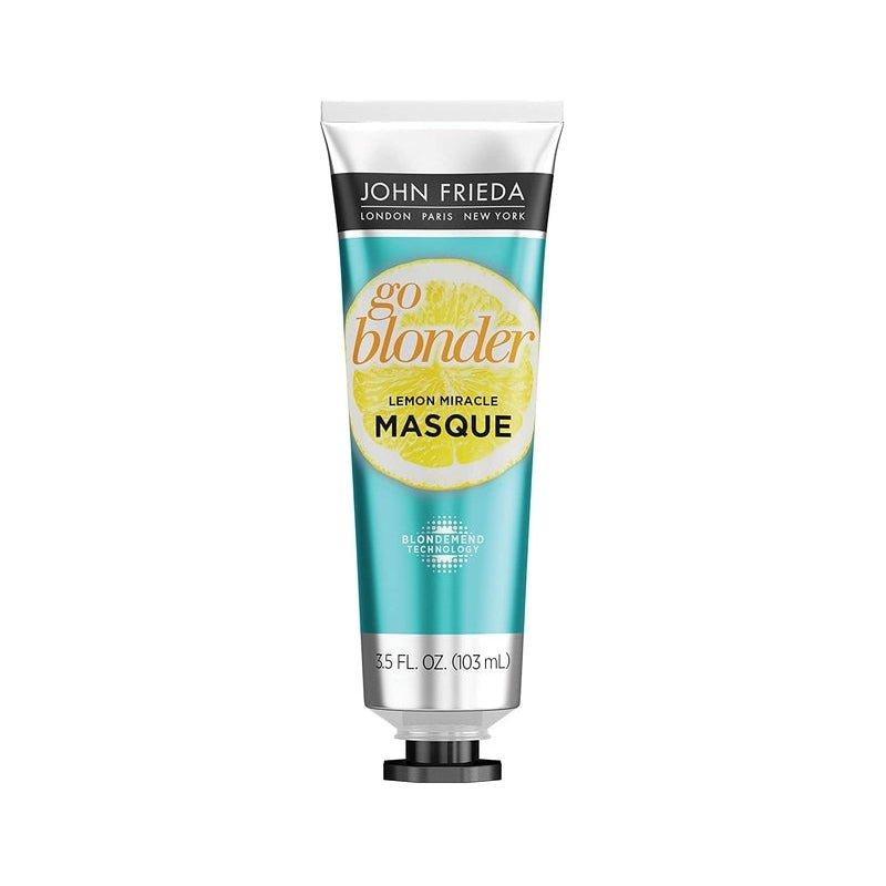 John-Frieda-Go-Blonder-Lemon-Miracle-Masque-In-Shower-Hair-Treatment-Helps-Strengthen-Lightened-Hair-Fibers-3-5-Ounce - African Beauty Online