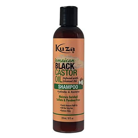 KUZA JAM BLK CASTOR COCONUT OIL SHAMPOO 8OZ - African Beauty Online