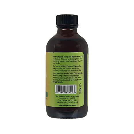 KUZA ORIGINAL JAMAICAN BLACK CASTOR OIL 4OZ - African Beauty Online