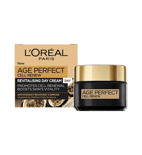 L'Oreal Paris Cell Renew Day Cream, Age Perfect Anti-Oxidant Recovery Complex Day Cream - African Beauty Online