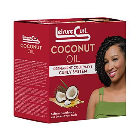 LEISURE CURL COCONUT OIL COLD WAVE CURLY SYSTEM - African Beauty Online