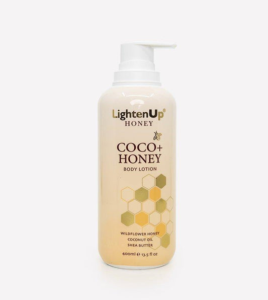 Lighten Up Coco + Honey Body Lotion 13.5oz - USA Beauty Imports Online