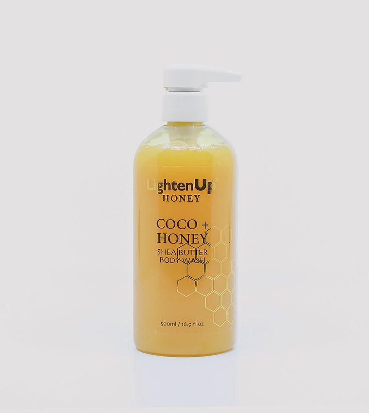 Lighten Up Coco + Honey Shea Butter Body Wash 16.9oz - USA Beauty Imports Online