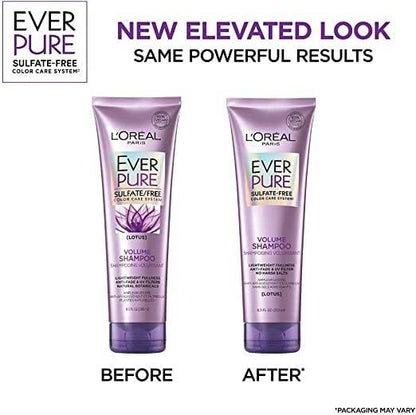 OREAL EVERPURE VOLUME SHAMPOO 8.5OZ - African Beauty Online