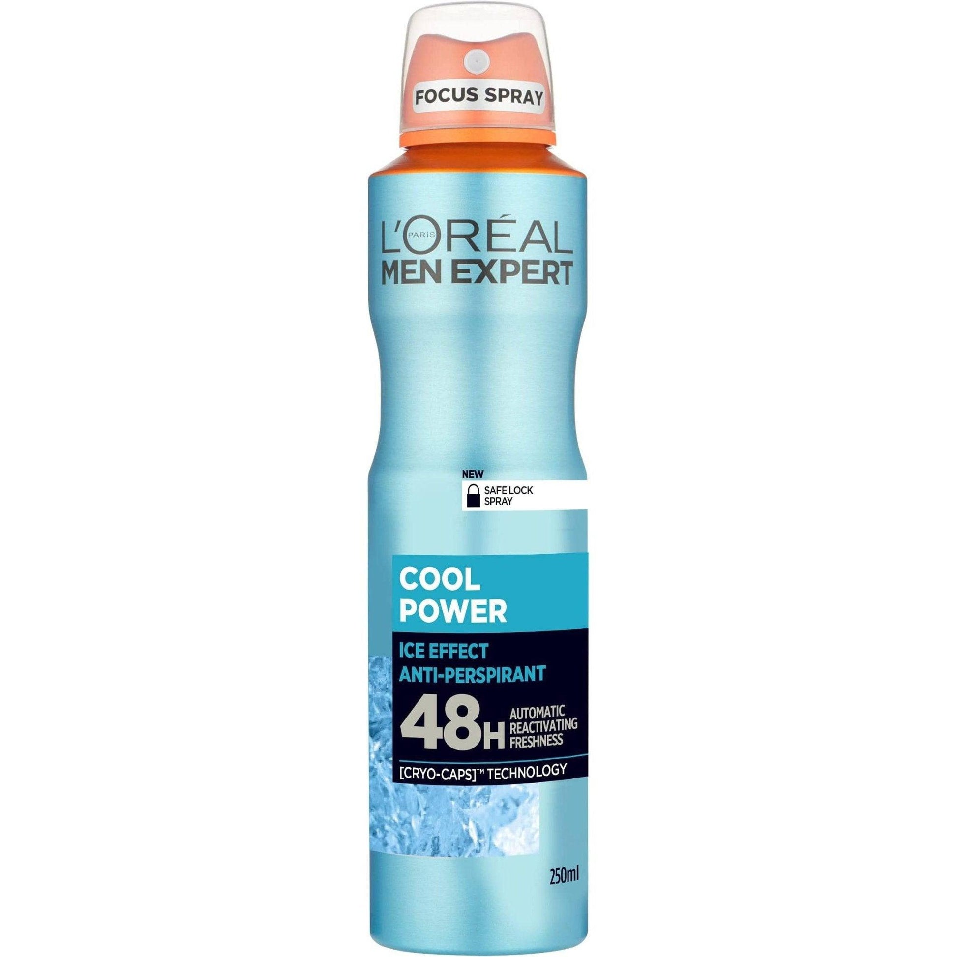 LOREAL MEN COOL POWER DEO SPRAY 250ML - African Beauty Online