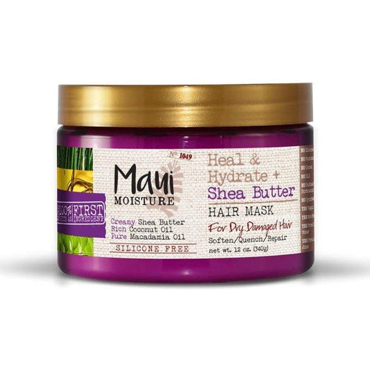 Maui-Moisture-Heal-Hydrate-Shea-Butter-Hair-Mask-12Oz - African Beauty Online