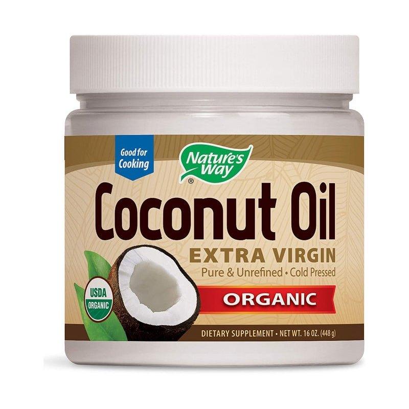 Natures-Way-Organic-Coconut-Oil-Extra-Virgin-16Oz - African Beauty Online