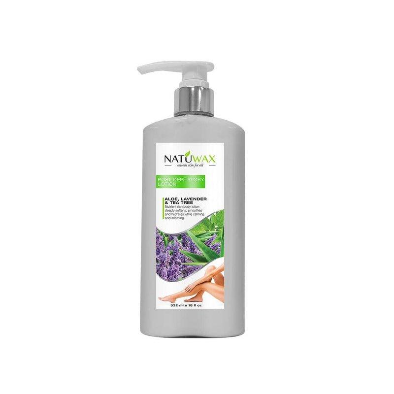 Natuwax-Aloe-Lavender-Tea-Tree-Post-Depilatory-Lotion-18Oz - African Beauty Online