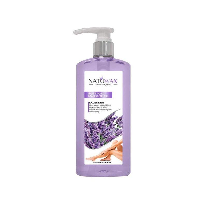 Natuwax-Lavender-Post-Wax-Massage-Oil-18Oz - African Beauty Online