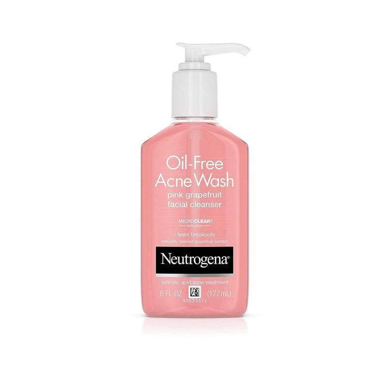 Neutrogena-Acne-Wash-Pink-Grapefruit-6-Ounce-Pump-177Ml - African Beauty Online