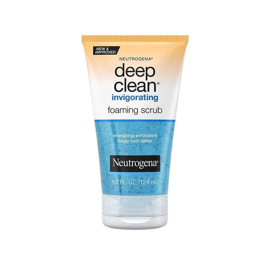 Neutrogena-Deep-Clean-Invigorating-Foaming-Facial-Scrub-With-Glycerin-Cooling-Exfoliating-Gel-Face-Wash-To-Remove-Dirt-Oil-Makeup-4-2-Fl-Oz - African Beauty Online