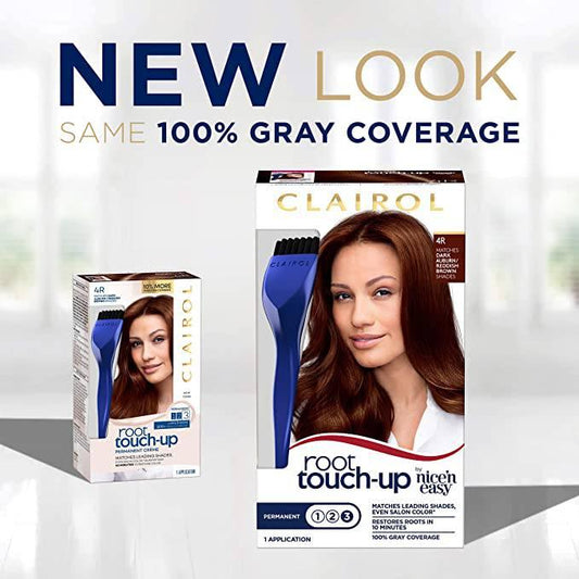 NICE 'N EASY [#4R DARK AUBURN/REDDISH BROWN] ROOT TOUCH-UP 1APP - African Beauty Online