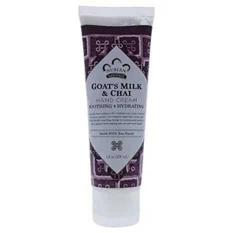 NUBIAN GOAT'S MILK & CHAI HAND CREAM 4OZ - African Beauty Online