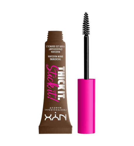 NYX PROFESSIONAL MAKEUP thick it stick it! brow gel brunette - USA Beauty Imports Online