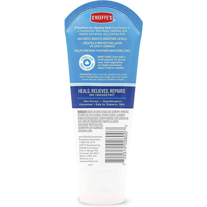 O'KEEFFE'S HEALTHY FEET TUBE CREAM 3OZ - African Beauty Online