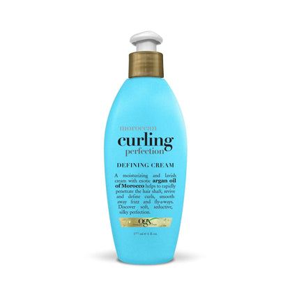 OGX Argan Oil of Morocco Curling Perfection Curl-Defining Cream, 6 oz - African Beauty Online