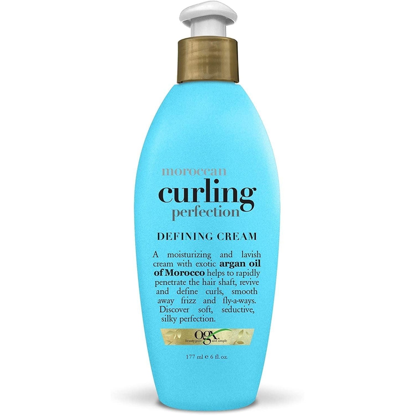 OGX Argan Oil of Morocco Curling Perfection Curl-Defining Cream, 6 oz - African Beauty Online