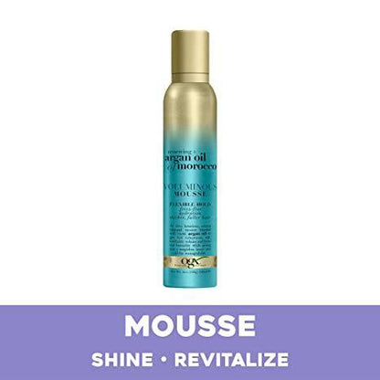 OGX ARGAN OIL OF MOROCCO MOUSSE 8OZ - African Beauty Online