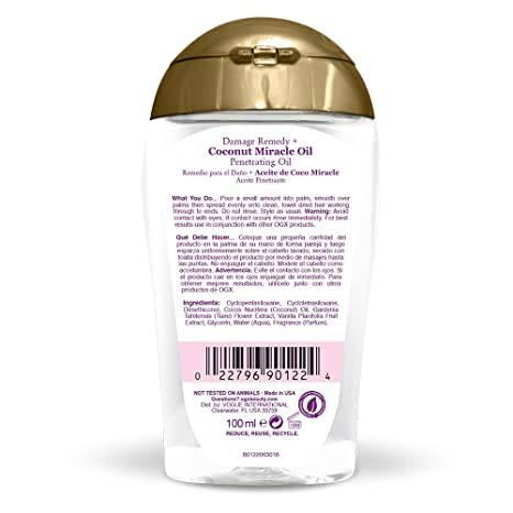 OGX Coconut Miracle Oil 3.3OZ - African Beauty Online