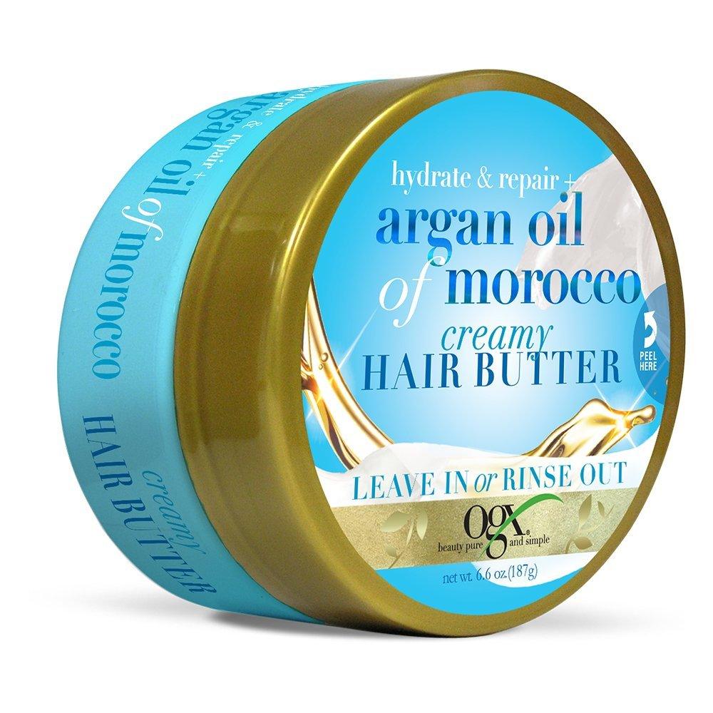 OGX Hydrate & Repair + Argan Oil of Morocco Creamy Hair Butter, for Dry Hair, 6.6 oz - African Beauty Online