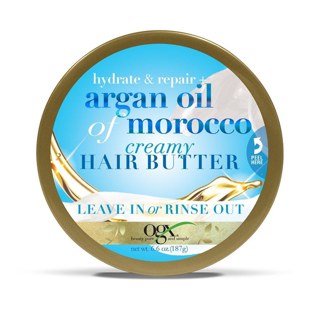 OGX Hydrate & Repair + Argan Oil of Morocco Creamy Hair Butter, for Dry Hair, 6.6 oz - African Beauty Online