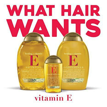 OGX VITAMIN E CONDITIONER 13OZ - African Beauty Online