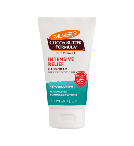 Palmer's Cocoa Butter Formula Intensive Relief Hand Cream-Vitamin E-24 Hrs Moisture-Fragrance Free 2.1oz - USA Beauty Imports Online